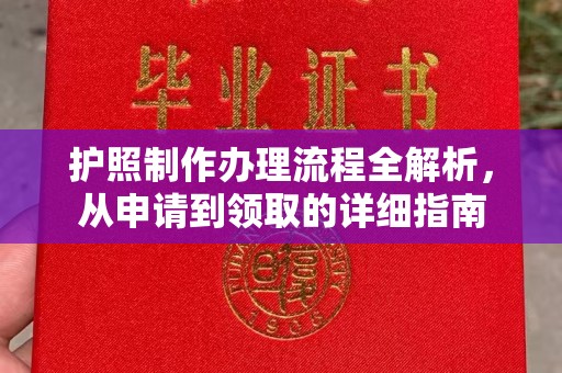 昭阳护照制作办理流程全解析，从申请到领取的详细指南